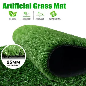 Artificial Grass Turf, Artificial Grass Outdoor Rug, Realistic Fake Grass for Dogs Large Synthetic Lawn for Home Garden Patio DIY Indoor Outdoor Decoration