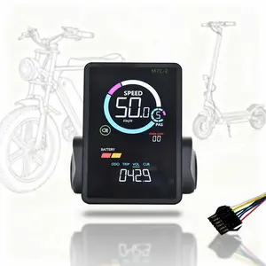 M7C-2 E-Bike Display – SM 6Pin Waterproof LCD Screen, Multi-Voltage 18V–60V, Clear Backlight & Durable Design for Electric Bikes