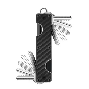 2026 New Double-Headed Metal Keychain Aluminum Alloy Key Holder, Multi-Key Organizer, Can Hold 2-6 Keys