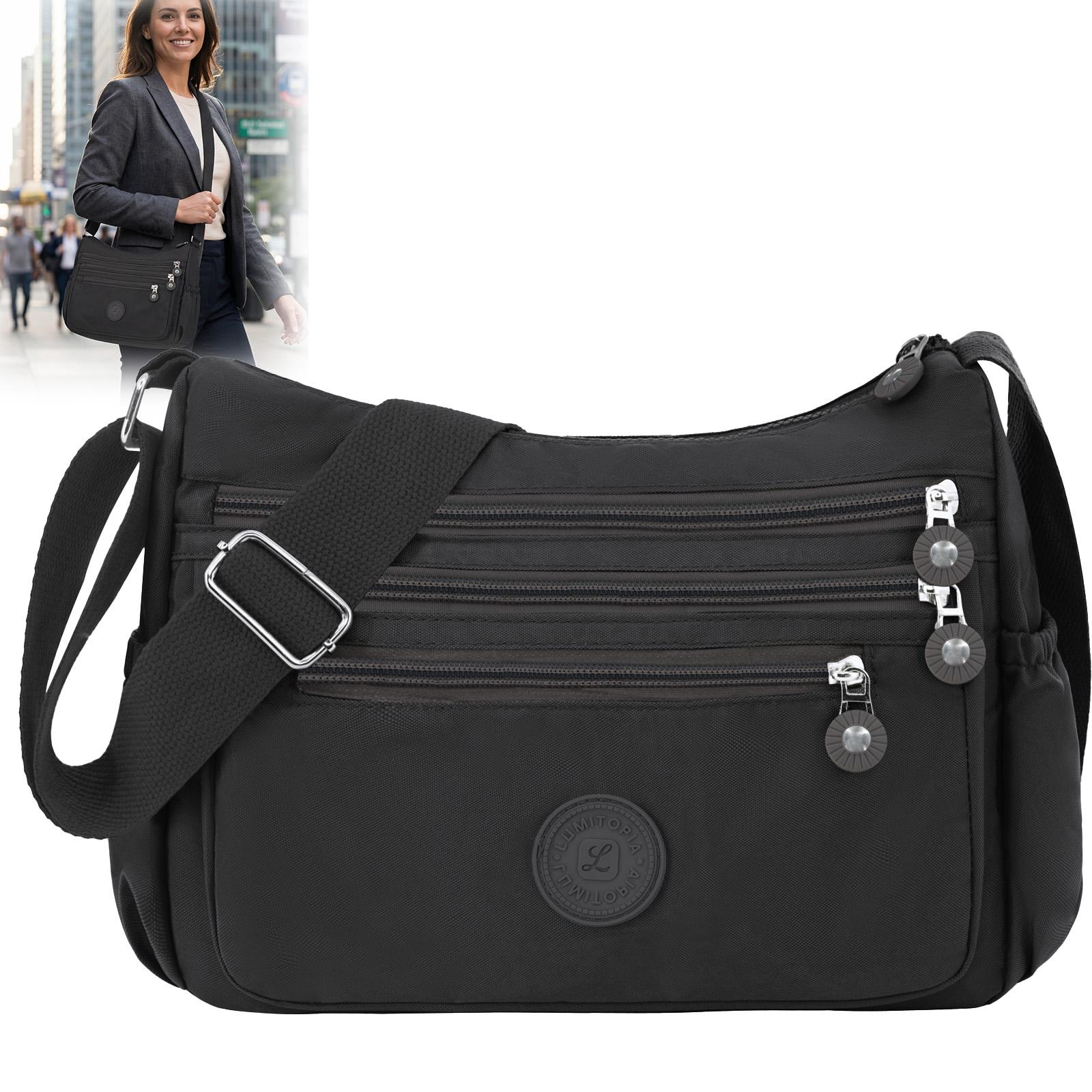 Nylon Travel Purses Anti Theft Crossbody Bag Purses for Women Waterpoof Shoulder Purse Multi-layer Pockets as gifts,Stylish, Waterproof, Mother's Day Gift, Birthday Gift