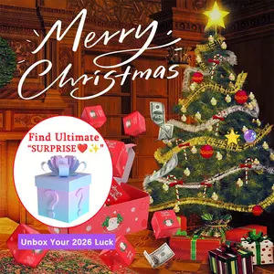 Manifestation Box 2025!  Christmas Pop Up Cash Box with Lucky Crystal Bracelets | Attract Wealth, Love, Success (Law of Attraction Gift & Crystal Energy)