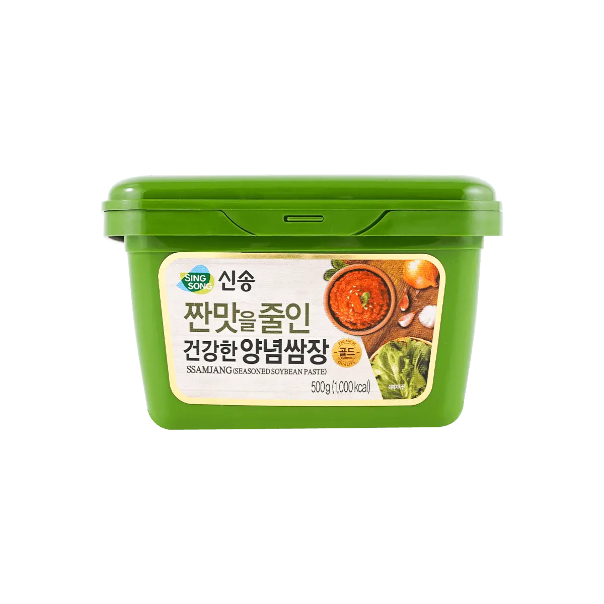 SINGSONG Korean Ssamjang - Low Sodium Fermented Soybean Paste for Wraps & Dipping - 500g