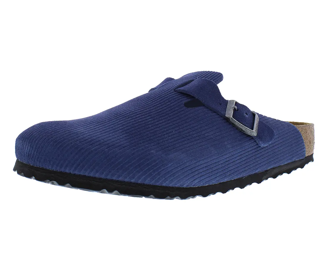 Birkenstock Boston Suede Clogs, Unisex Comfortable Slip-On Walking Shoes for Everyday Casual Wear