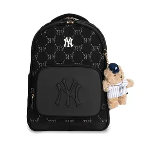 MLB New York Yankees Retro Polyester Backpack for Kids in Black