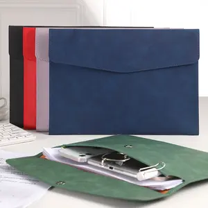 Leather File Bag A4 & A5 Options, Document Folder Organizer, Business Office Supplies, Ticket Holder, File Storage Pouch, Pouch Pocket