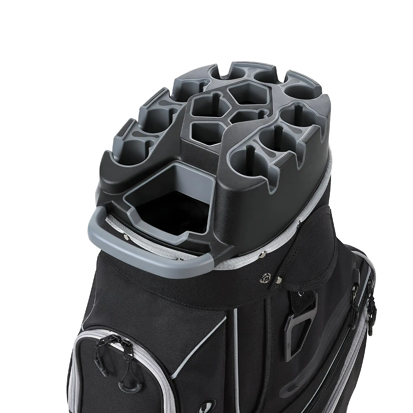 【SummerFinds】VEVOR Golf Cart Bag, 14 Way Top Divider Organizer, Golf Club Bag with Full-length Divider, Storage Pockets, Shoulder Strap, Rain Hood, Smooth Zippers, High-Strength 900D Polyester for Men & Women
