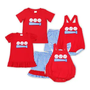 Toddler baseball embroidery Kids Set