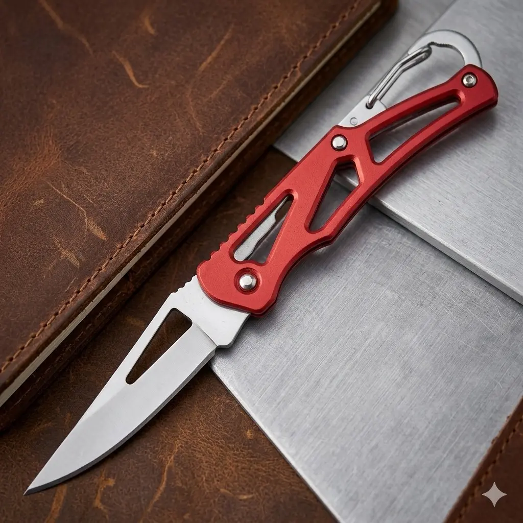 Portable Multifunctional Mini Keychain Knife, Rust Proof & Slip Resistant Folding Pocket Knives, Outdoor Camping & Fishing Accessories, Survival Gear, Edc Multi Tools, Emergency Survival Gear, Outdoor Survival Supplies