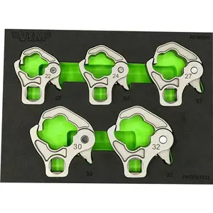 VIM  0.5 in. Drive Large Ratcheting Flare Nut Wrench Set - 5 Piece