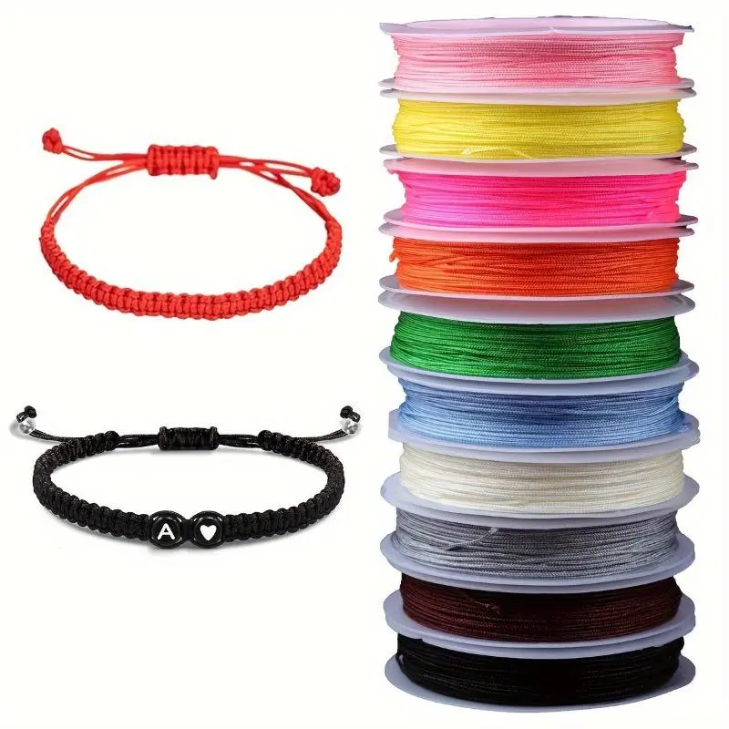 Rope Set - Chinese knot thread used in jewelry making, for stringing beads on bracelets, necklaces, and anklets, Beading Making, Diy Beading Accessories, Jewelry Making Supplies