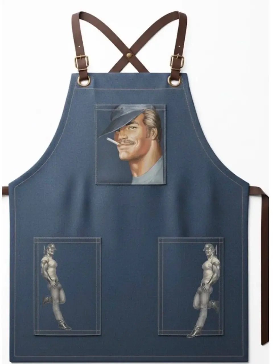 Tom of Finland x CT Denim Leather Apron