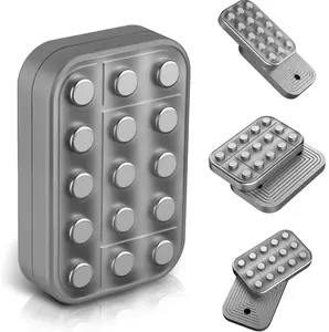 Viral Magnetic Slider Fidget Toy, Pocket EDC Stress Relief for Adults & Kids, TikTok Trending Anxiety Tool, Focus Game Gadget