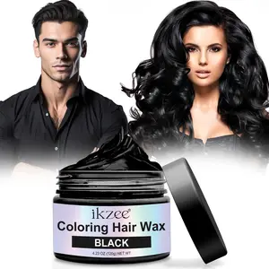 Ikzee Unisex Temporary Hair Coloring Wax, 9 Vibrant 4.23 oz Dye - Kids & Teens Styling Product for Halloween Parties, Summervibes Haircare Item, Hair Wax