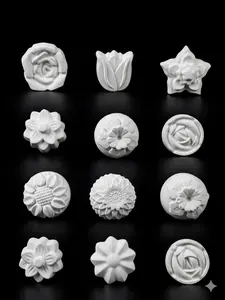Mini Flowers Magnet Clay Art Bundle