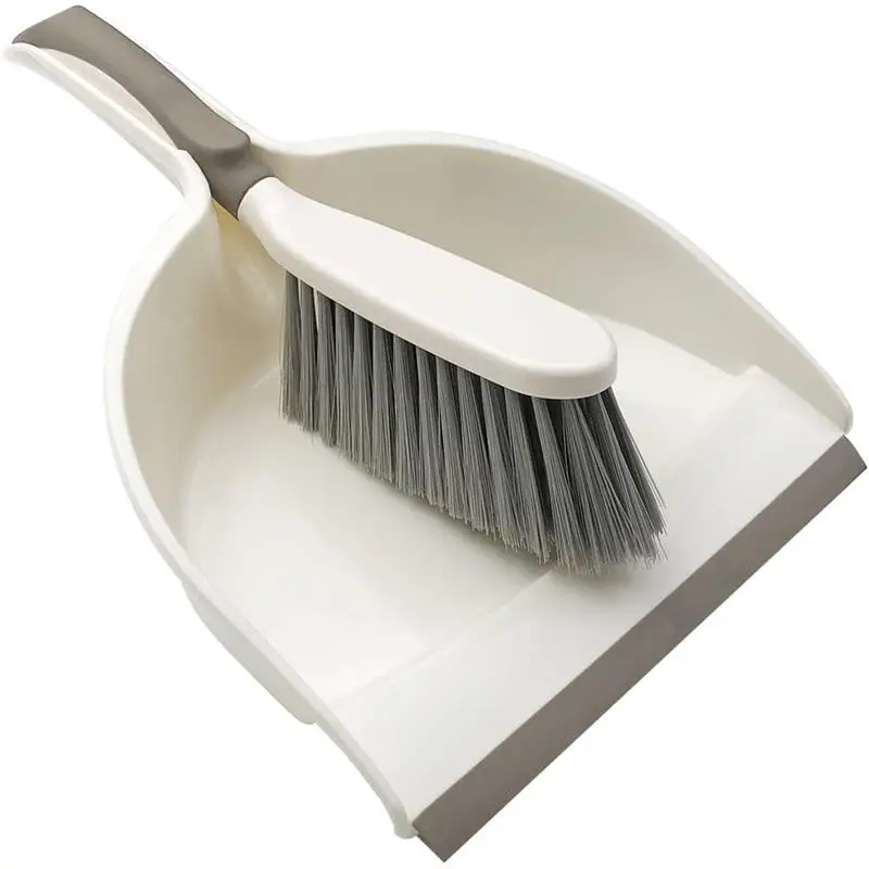 Dust Pan, Dustpan and Brush Set, Small Dust pan and Brush Set, Hand Broom and Dustpan Set for Home, Handheld Angled Dust Pans and Broom are Daily Essential Cleaning Tools for The Family.
