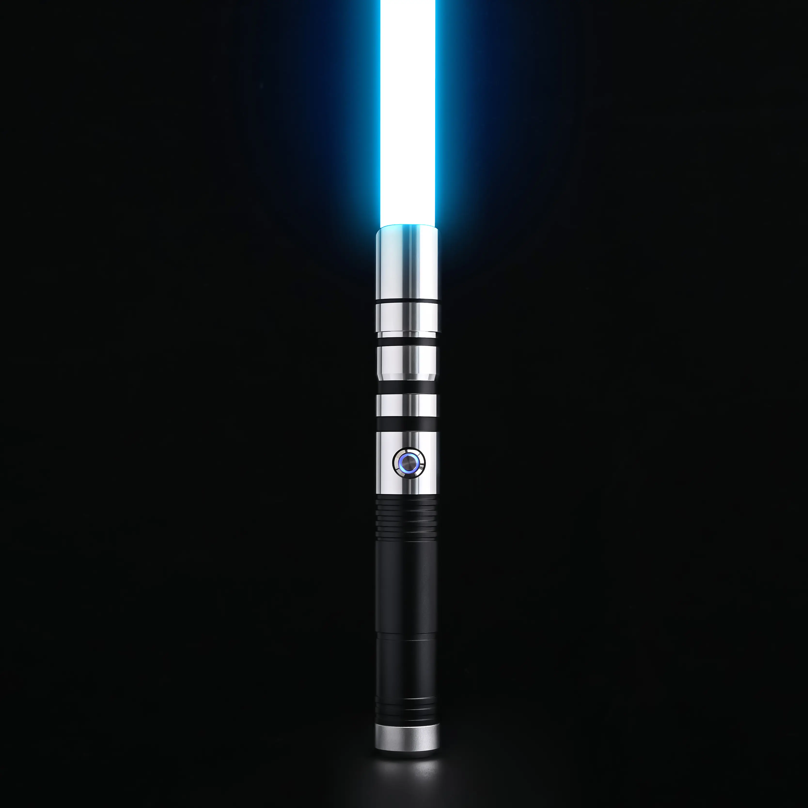CXSABER A02 Heavy Dueling Metal Lightsaber, Electroplated Premium Hilt, 12 RGB Colors Changeable BaseLit Blade, Force FX Light Saber for Adult Combat & Cosplay