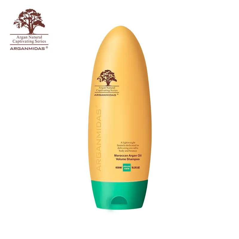 ARGANMIDAS Moroccan Argan Oil Vloume Shampoo,Thinning,Dry Damaged Hair 450ml 15.3 fl.oz Natural Volumizing Ultimate Care Hydrating