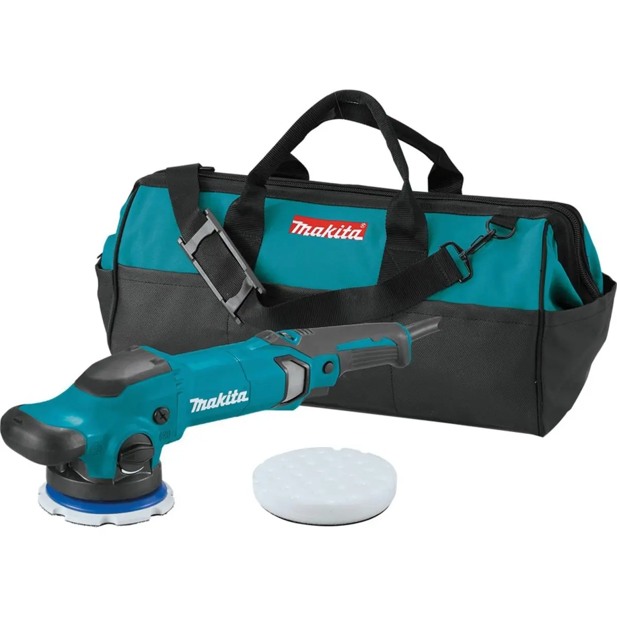 212 MAIN Mueller Kueps 5 in. Dual Action Polisher - Lock-On Switch, Swirl-Free Polish, Variable Speed Control, Rubber Grip, 6.2 lbs, Ergonomically Designed Knob Handle, Cord, 7.8 Amp