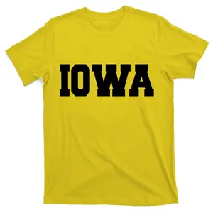 IOWA Team College University Logo T-Shirt
