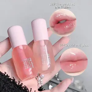 Long Lasting Moisturizing Lip Gloss, 3 Counts/set Hydrating Glossy Lip Glaze Stick, Plumping Lip Oil Kit for Girls & Women, Lip Stain, Skincare, Lip Brightening Lip Plumper, Lip Care Cosmetics, Moisturize,Valentine's Day gift, New Year gift