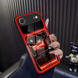 Luxury Neon Glow Neon-Contoured MagSafe Case Edition Premium Tempered Glass Lens Protection for [iPhone 17 Air] 952