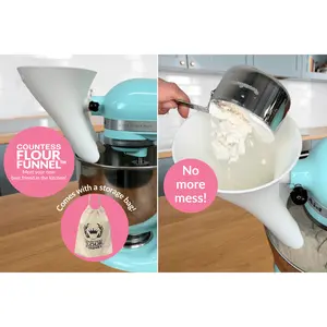 Countess Flour Funnel™ - Stand Mixer Attachment