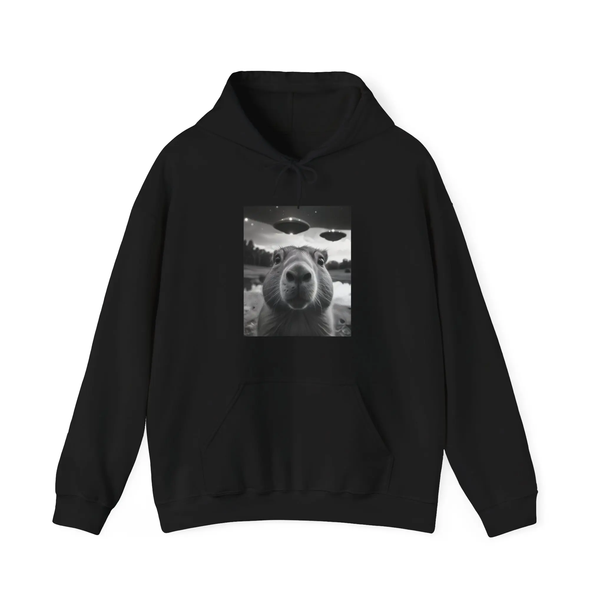 Capybara Animal Lovers Night Space Hoodie, Women Men Animals Fans Christmas Gifts Capybara Hoodie