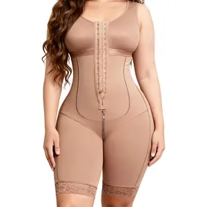 Double Layer waist trainer body shape Fajas Colombianas Postpartum for Women Faja Butt Lifter Bodysuit Tummy Control Full Body Shapewear Womenswear Hip Compression Spandex Hip Hip