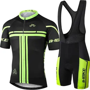 INBIKE Cycling Jersey Men, Short Sleeve Bike Shirt, Bicycle Tops for Biking Athletic Activewear Workout Sportswear