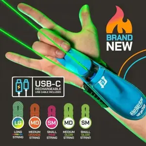 Brand New 2025 USB-C Rechargeable String Launching Webshooter Glows-In-the-Dark Perfect Holiday Gift for Kids Boys Girls Christmas New Year Birthday