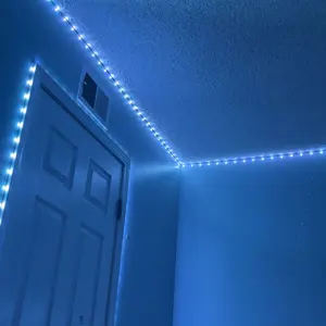 RGB Smart LED Light Strips - App & Remote Control, Music Sync Color Changing, Indoor Lighting for Bedroom Decor, College Dorm Room Decor, Bedroom Items, College Dorm Shopping, Things for Rooms, Cool Stuff For Room