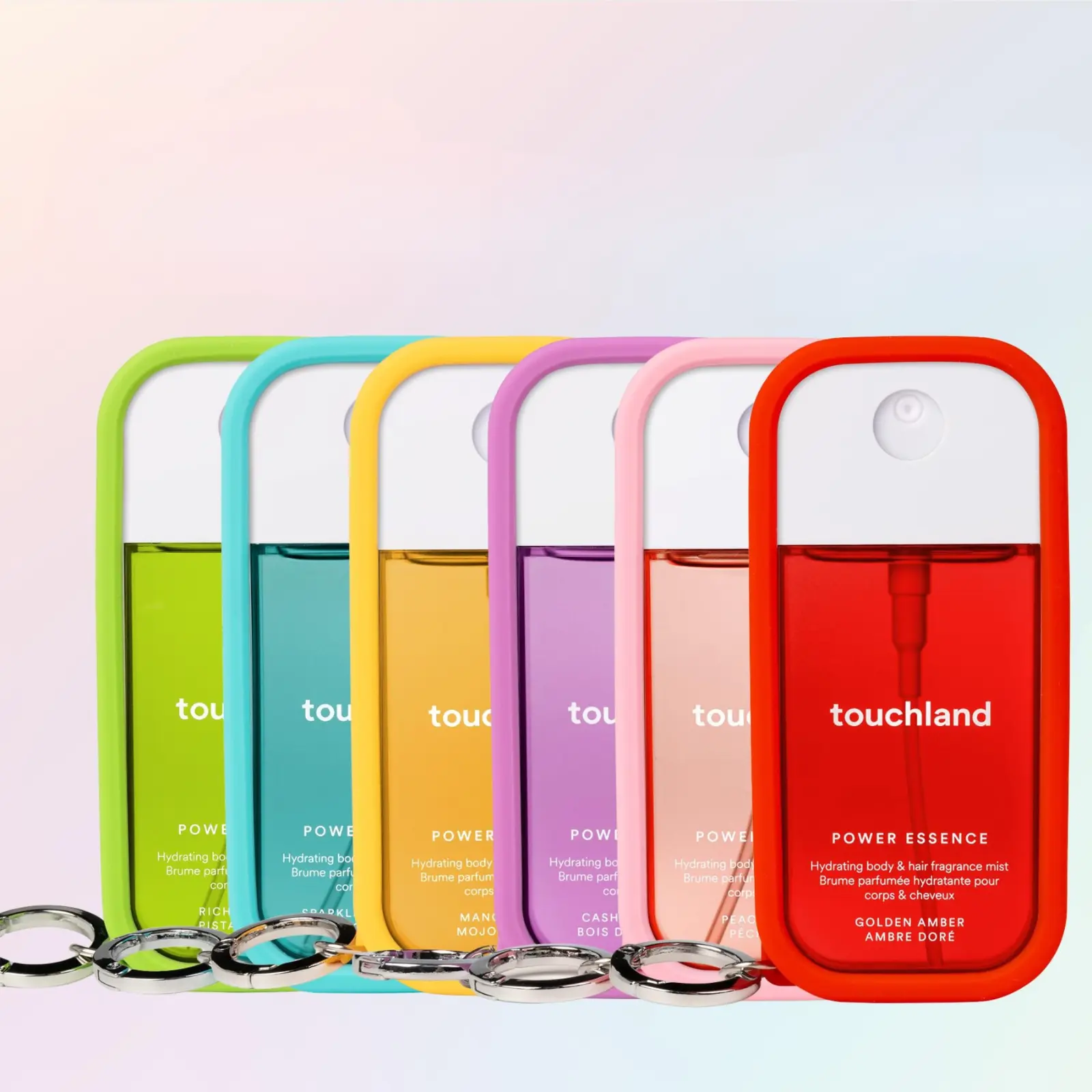 Touchland Pick Your Mood Mist Bundle, Hand Sanitizer + Body & Hair Fragrance with Carry Case