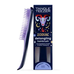 Tangle Teezer Zodiac Ultimate Detangler Hairbrush for Wet & Dry Hair, Eliminates Knots & Reduces Breakage for All Hair Types, Aries