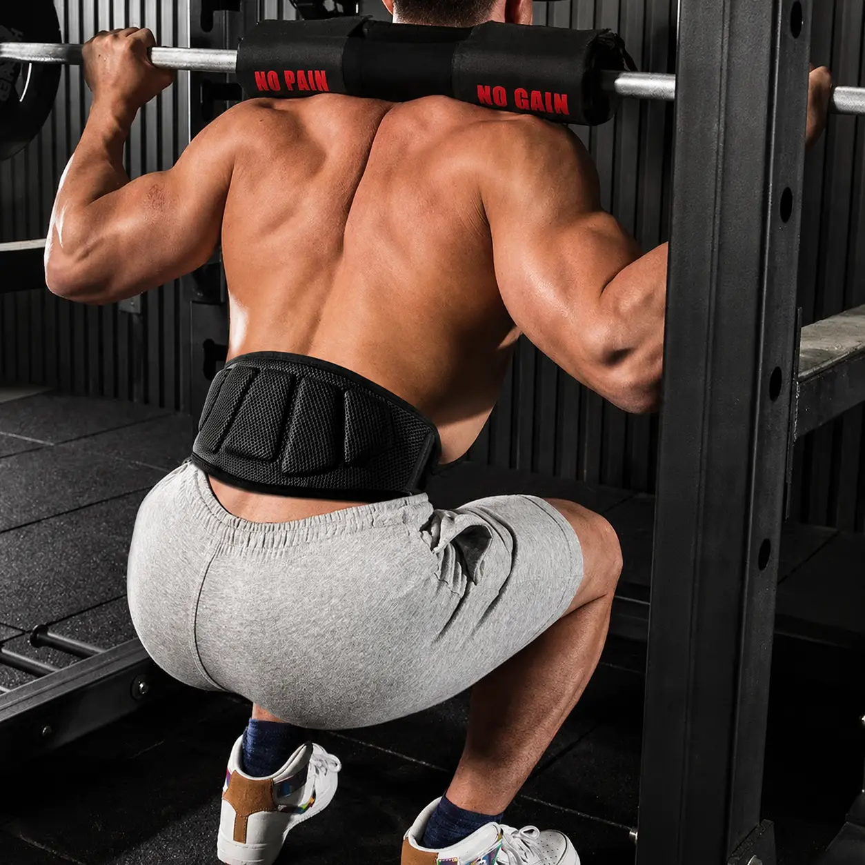 Weight Lifting Belt for Men & Women, Lumbar Support Band for Squat Training, Powerlifting, Gym Fitness Back Waist Protector