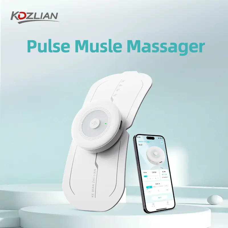 EMS Wireless Pulse Muscle Massager App-Controlled Portable Body Massager with 6 Modes and 20 Intensity Levels