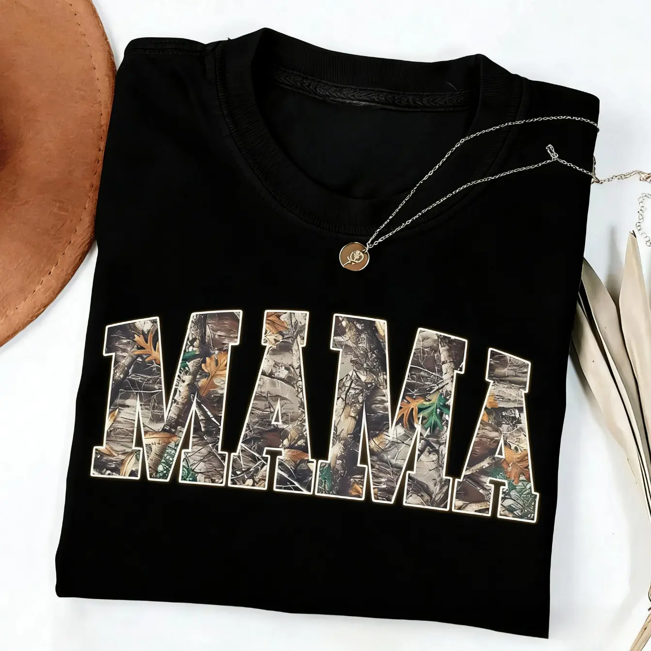 Hunting Mama T-Shirt, Camo Mama Shirt, Mother's Day Gift, Camouflage Mama T-Shirt, Varsity Mama Shirt, Retro Mam Shirt,Cotton Unisex Graphic Casual Short Sleeve Crew Neck,Shirt for Men & Women, Gift for Her and Him Unisex T-shirt