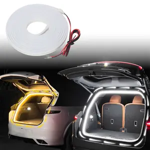 4M Automatic Trunk Light Automatic Sensor Car Led  Trunk Light Strip with Dynamic Flowing Illumination for Universal Fit Easy to install 12V Led Tailgate Lights