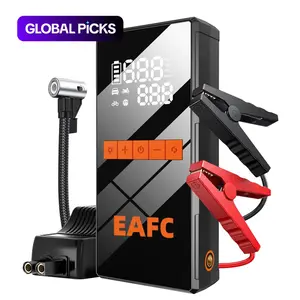 4 in 1 Jump Starter & Air Compressor, Car Power Bank Jumper 12V 1000a Peak Portable Jump Starter Air Compressor Car Accessory, Auto Accessories, Vehicle Car Charger Emergency Booster Starting for Up To 4.0l Gas, Vehicle, Car Tool Kit #GLOBAL PICKS