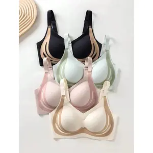 Women's Supportive Sports Bra, Wirefree Full Coverage Comfort for Yoga