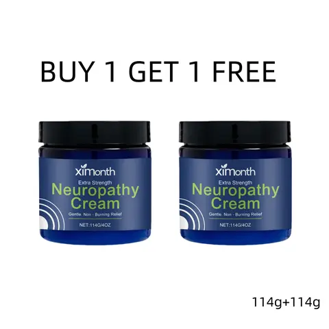 BUY 1 GET 1 FREE Neuropathy Soothing Cream - Sensitive Skin-Friendly, Scented, Hydrating with Aloe, Shea Butter & Clove, Daily Moisture Nourishing Body Care for Feet, Legs (Moisture Nourishment Support),sohochic