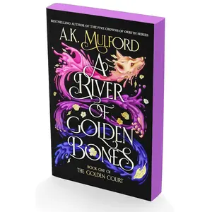 A River of Golden Bones: Book One of the Golden Court: A Romantasy Shifter Trilogy Full of Adventure, Love, Gender Exploration and Self-Discovery. ... to First Printing. (The Golden Court, 1) Paperback – September 10, 2024