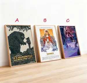 Labyrinth Movie Poster: Minimalist Art Print for Home Décor