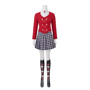 Veronica Sawyer's Heathers Musical-Inspired Party Uniforms – Perfect for Girls Red Dress