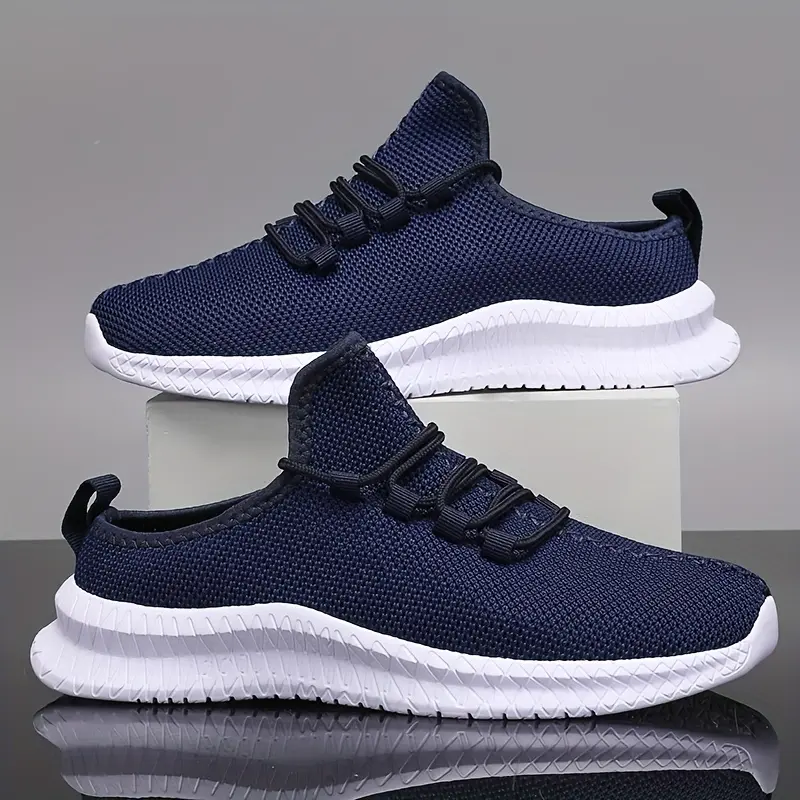 Men's Casual Sneaker Trainers - Lightweight EVA Sole, Stylish Comfortable Footwear for Walking, Athletic Walking Shoes, Casual Wear