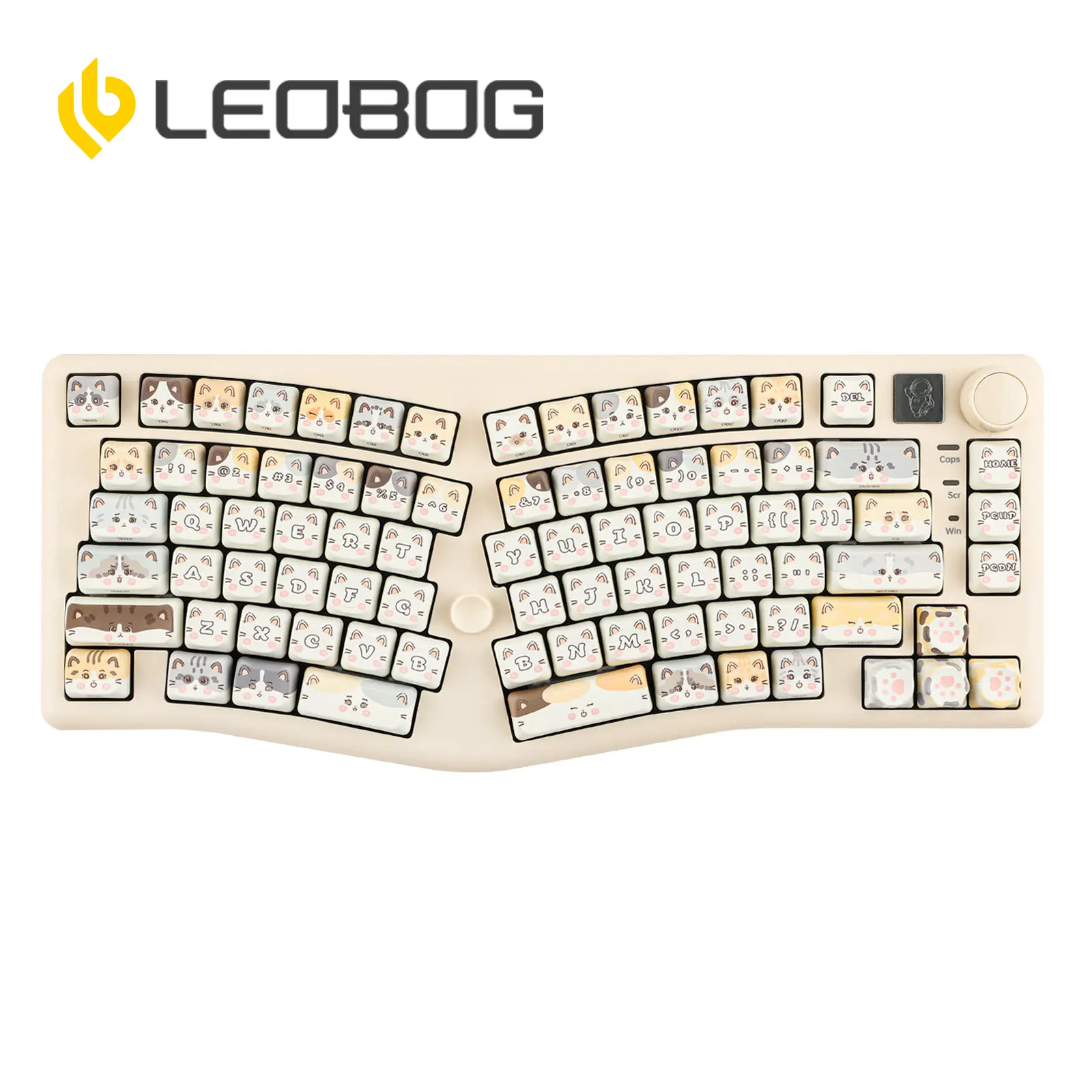 LEOBOG A75 Wireless Mechanical Gaming Keyboard - 3 Modes, 2.4G Wireless Game, Durable, Rechargeable, Ergonomic Design for Gaming, Office - Ideal Gift for Girlfriend