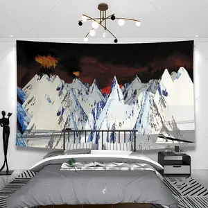 Radioheads Music Art Wall Hanging Tapestry Wallpaper Tapestry Headboard Aesthetic Room Decoration 60X40 Gift Colorful