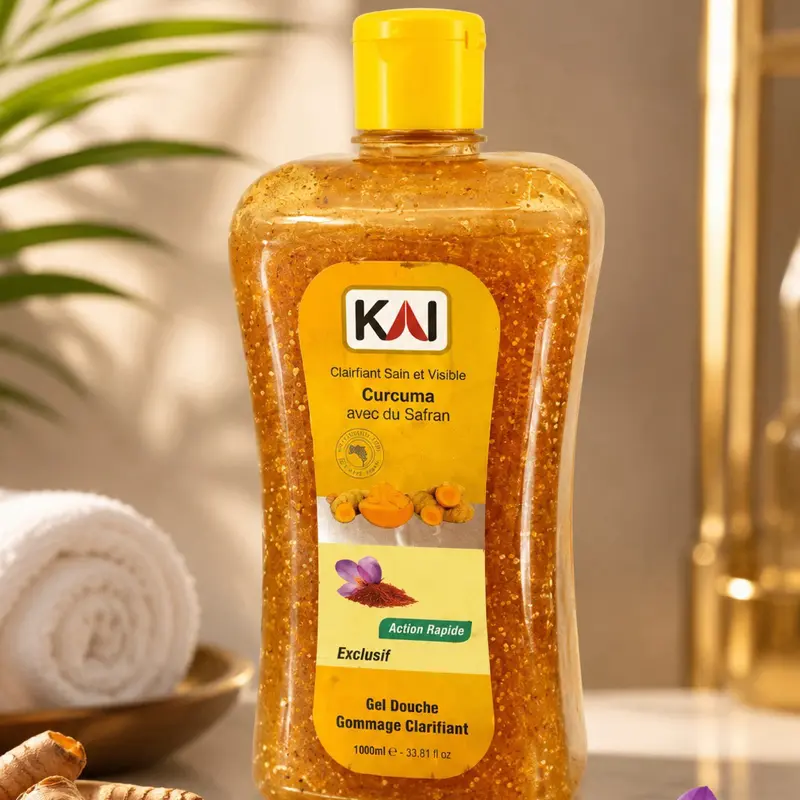Gel douche gommage clarifiant tumeric