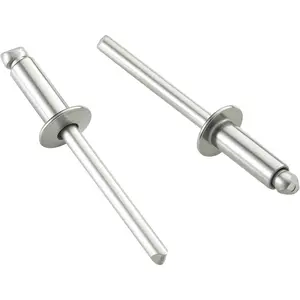 155 count 3/16" x1/2"  Blind Rivets, 4.8 x 12mm Pop Rivets,Rivets for Metal,