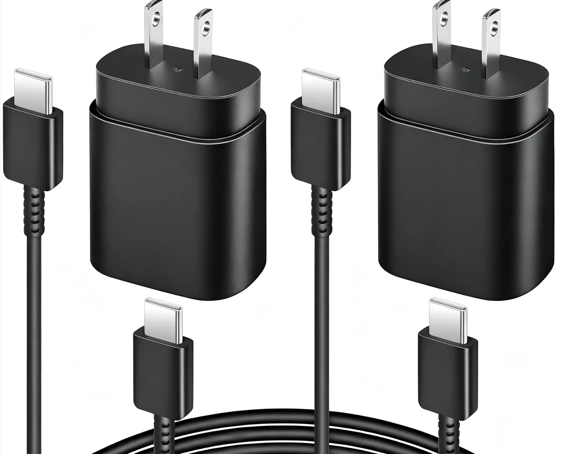 Type C Charger Fast Charging, 2Pack 6FTLong USB C Cable with 25W Phone Super Fast Charger Block Compatible with Galaxy S25/S24/Plus/Ultra,iPhone 15/16/17/Air/Plus/Pro Max