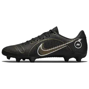 Nike Mercurial Vapor 14 Academy FG Soccer Cleats for Men in Black and Gold with Leather Upper, Grip, Durability, Support, and Traction on Natural Grass Trending Shoes, House White Official Shoes to Get / Maison Mihara